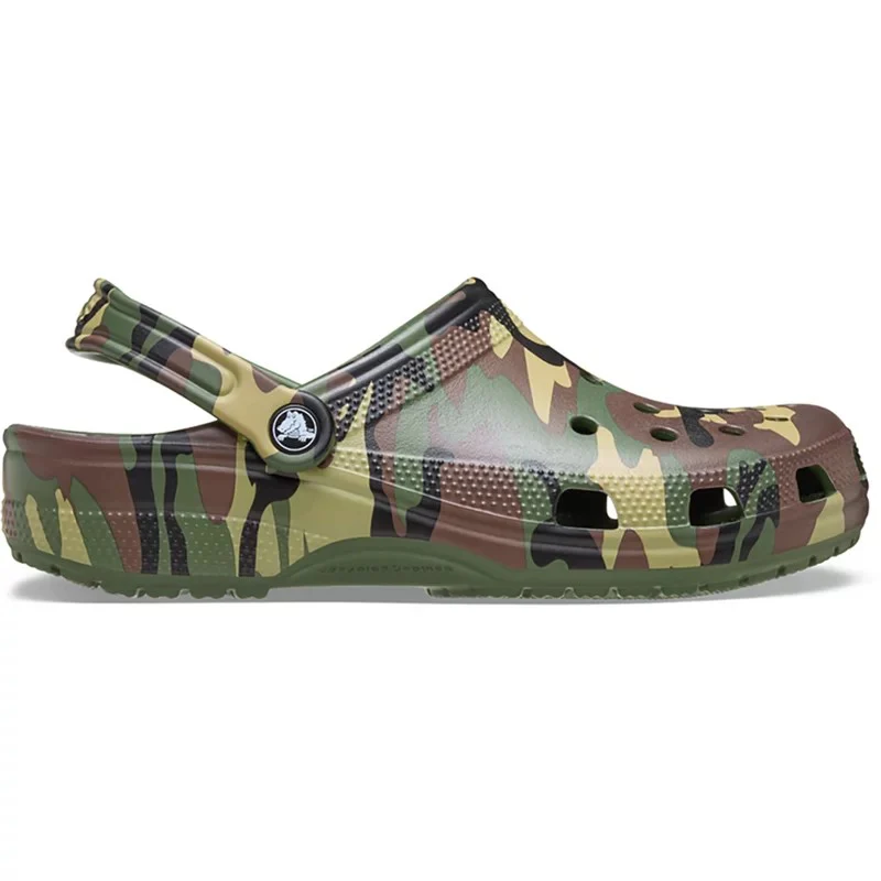 Crocs Classic Clog - Army Green Camo - Image 2
