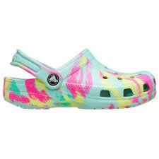 Crocs Classic Clogs Toddler - Aquamarine/ Multi - Image 3