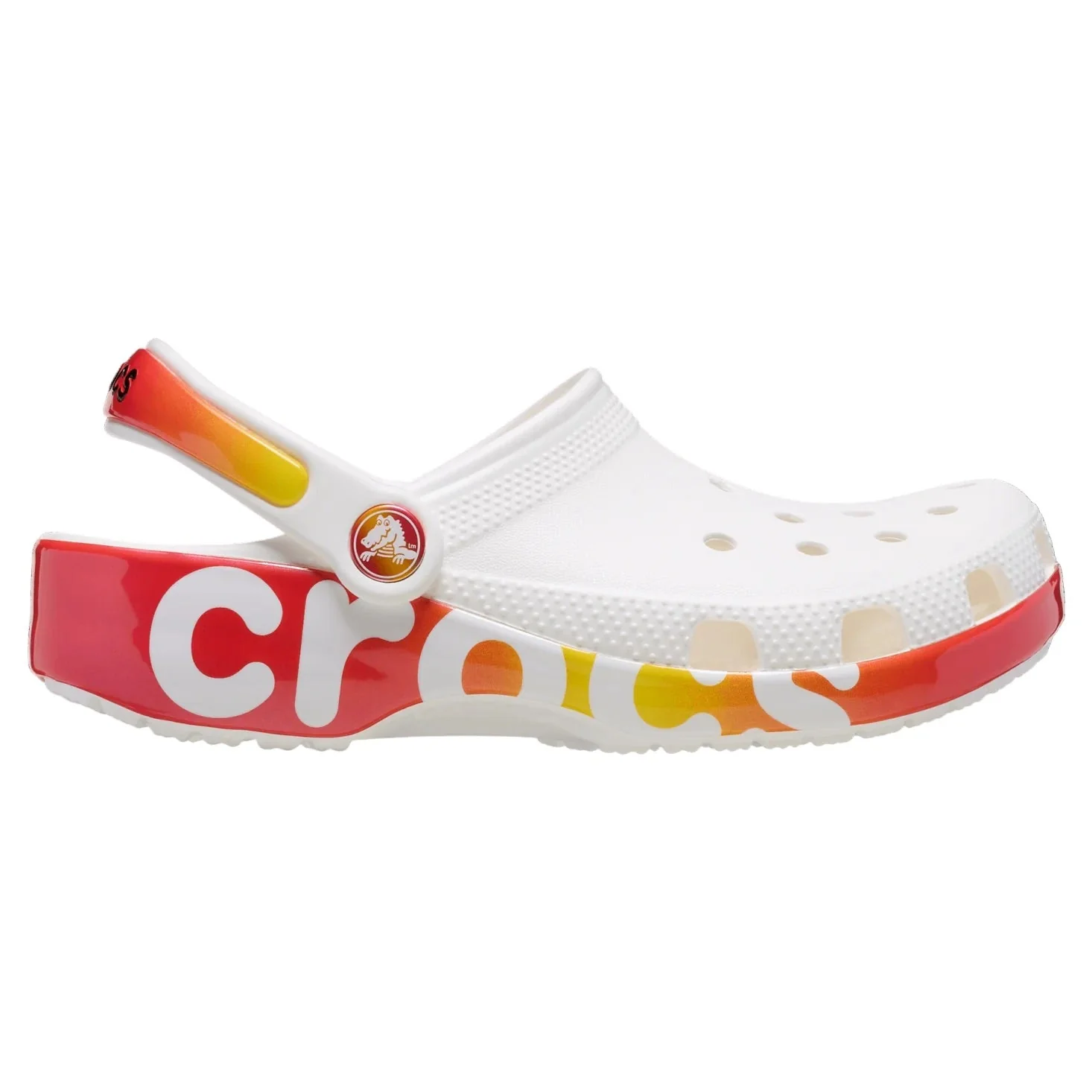 Crocs Reflector Classic Clog Toddler - White/Multi - Image 2