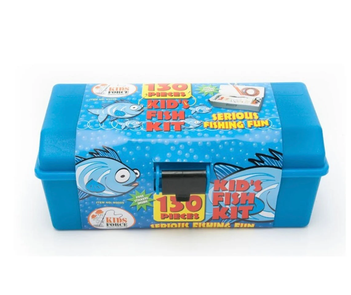 Force Ten Kids 130+pcs Fishing Kit - Image 2