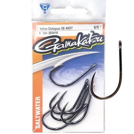 Gamakatsu In-Line Octopus Hooks (sml pk) - Image 4