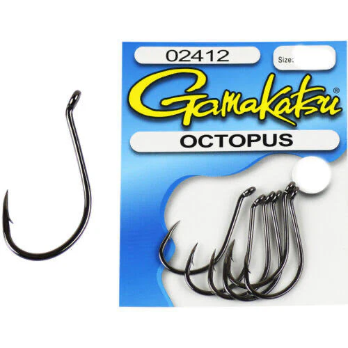 Gamakatsu Octopus Hooks (Black Nickel) - Image 10