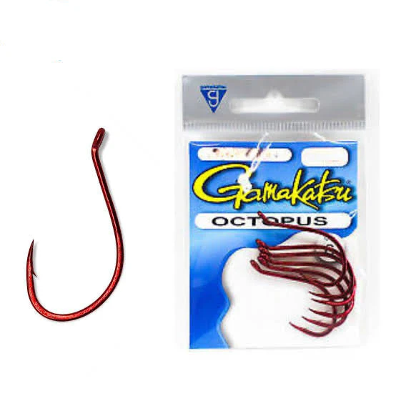 Gamakatsu Octopus Hooks (Red) - Image 5