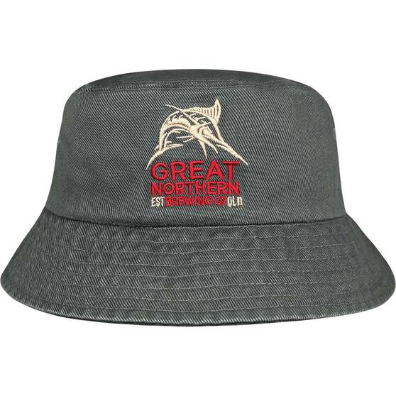 Great Northern Marlin Bucket Hat Charcoal - Image 2