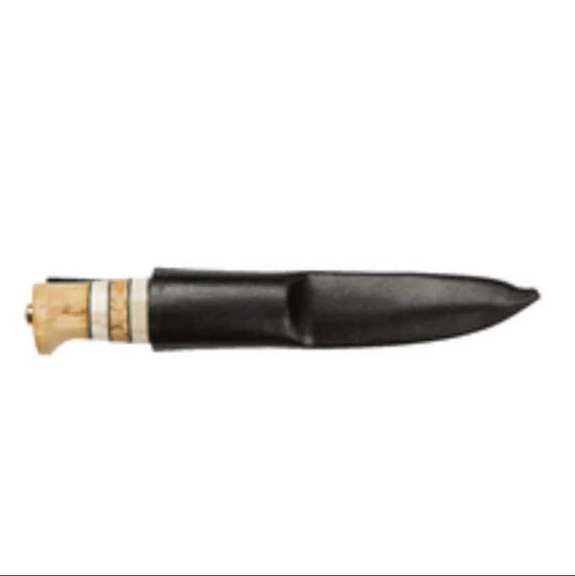 Helle Arv Triple Laminated Fixed Blade Birch/ Staghorn - Image 2