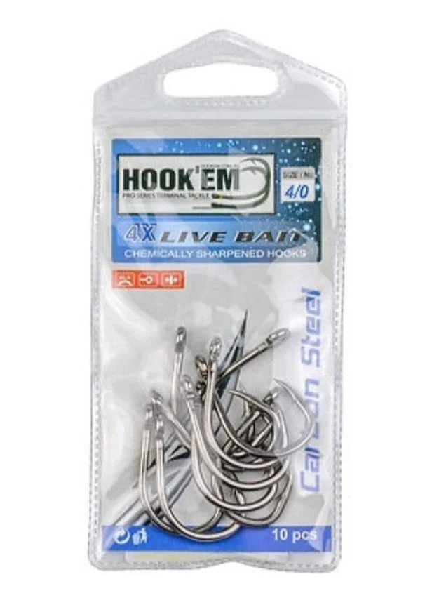 Hook'em 4X Live Bait Hooks - Image 7