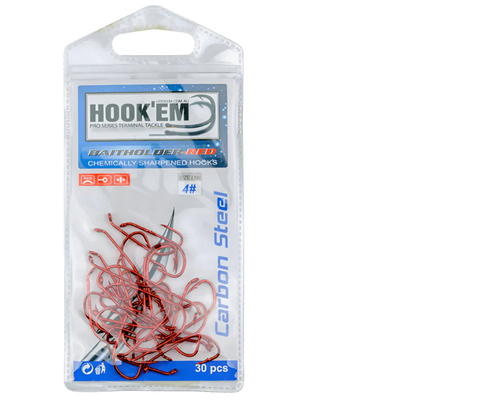 Hook'em Baitholder Red Hooks - Image 6