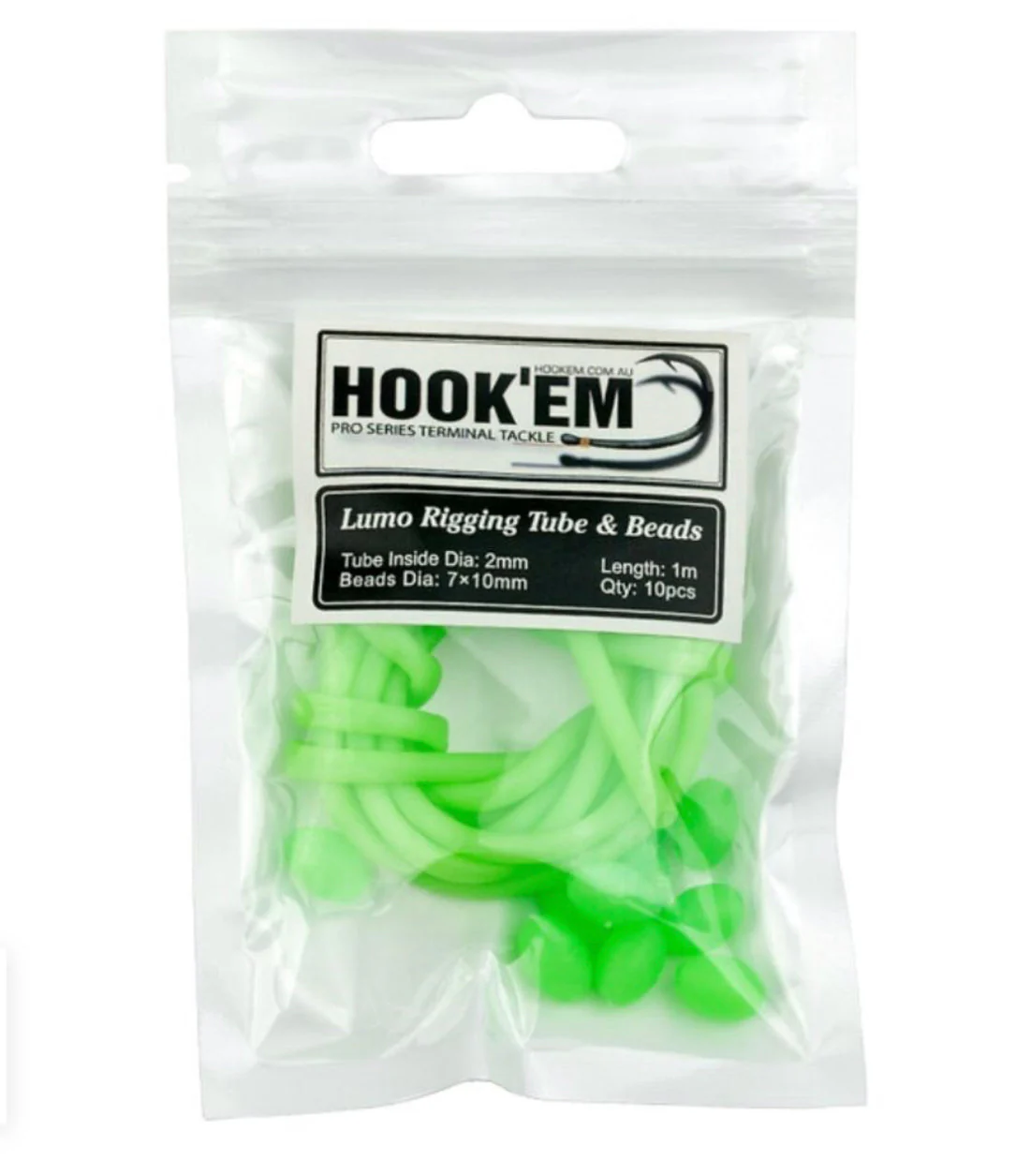 Hook'em Fluoro Bead & Tube Packs - Image 2