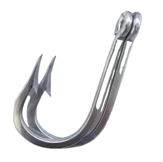 Hook'em Stainless Steel Shark Rigging Hooks 2pk - Image 4