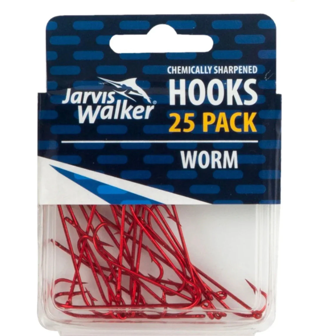 Jarvis Walker Worm Hooks - 25 pack - Image 2