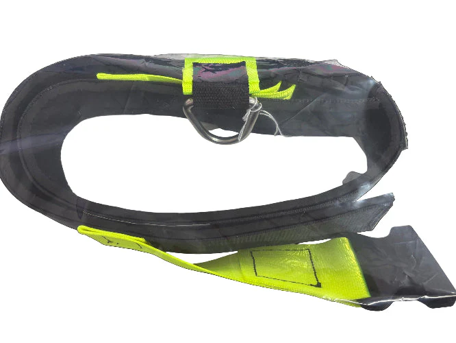 Life Sabers Cushioned Worming Belt - Black/ Yellow Large/ XL Waist - Image 2