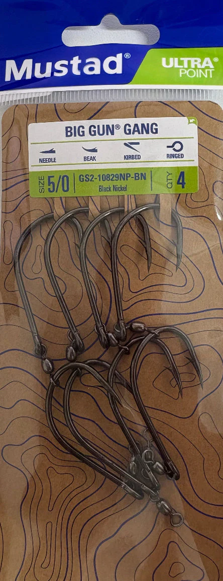 Mustad Big Gun 2 Hook Gang GS2-10829NP-BN - Image 4
