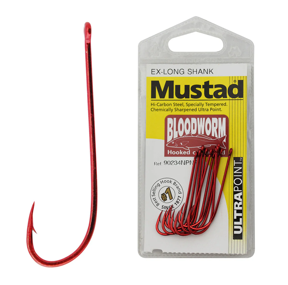 Mustad Blood Worm Hooks - Image 4