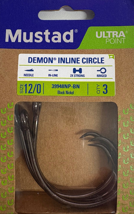 Mustad Demon Inline Circle Hook - Image 2