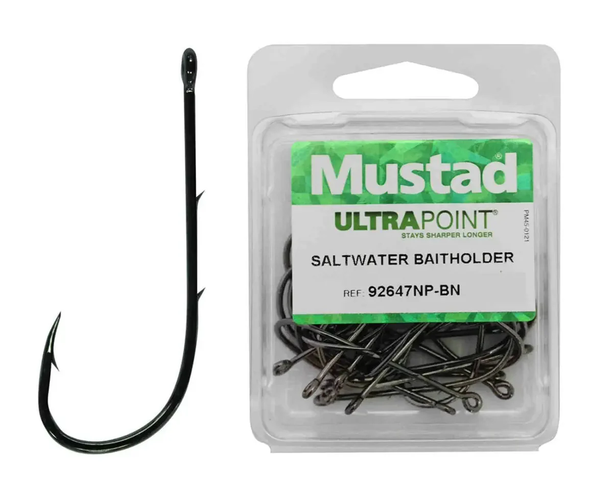 Mustad Saltwater Baitholder Hooks - 50 pack - Image 2