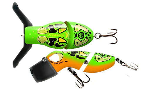 Predatek Cod Raker 90mm Surface Lure (Clear Bib) - Image 3