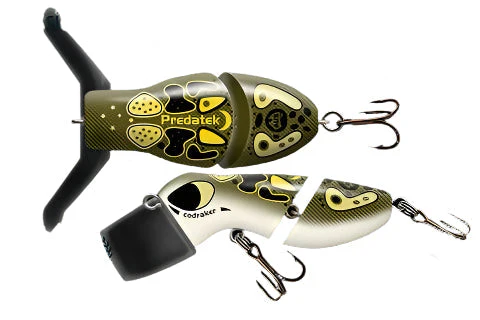 Predatek Cod Raker 90mm Surface Lure (Clear Bib) - Image 4