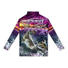 Profishent Sublimated Fishing Shirt Long Sleeve - Kids - Image 5