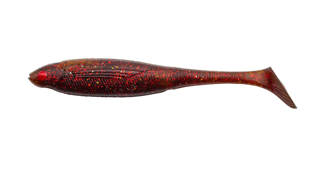 S Tackle Rattle Minnow Paddle Tail 4" (5 Pack) - Image 2