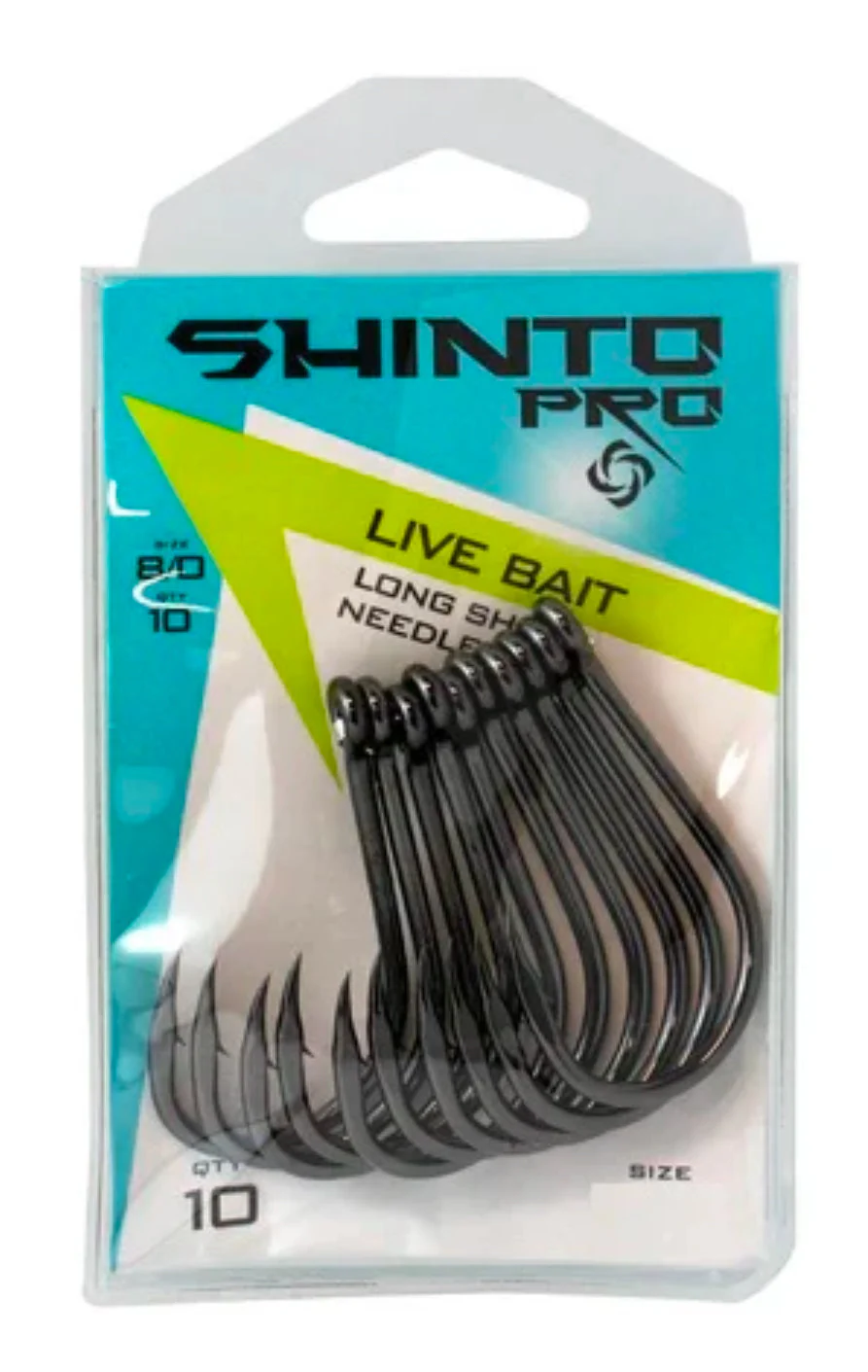 Shinto Pro Live Bait Long Shaft Hooks (Small Pack) - Image 4