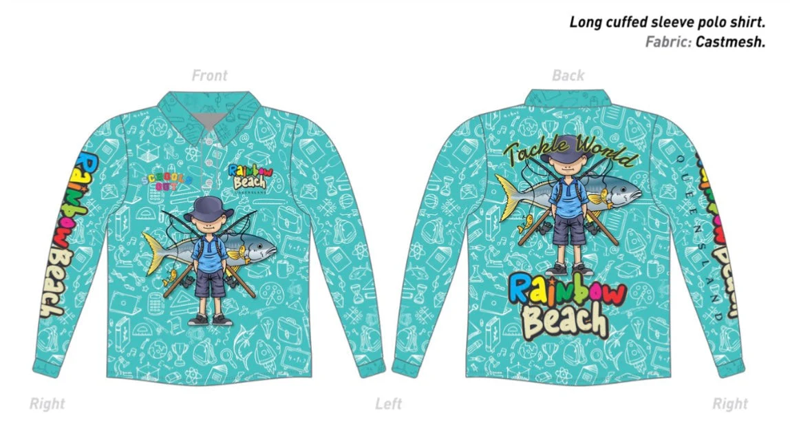Tackle World Boys Rainbow Beach Jersey - Image 3