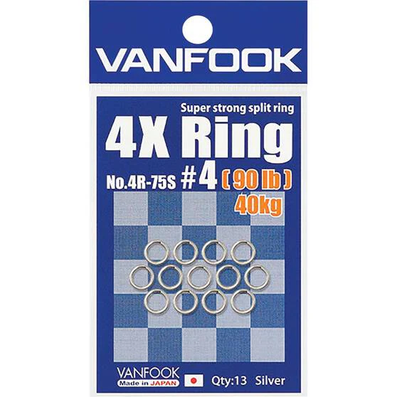 Vanfook 4x Super Strong Split Rings - Image 3