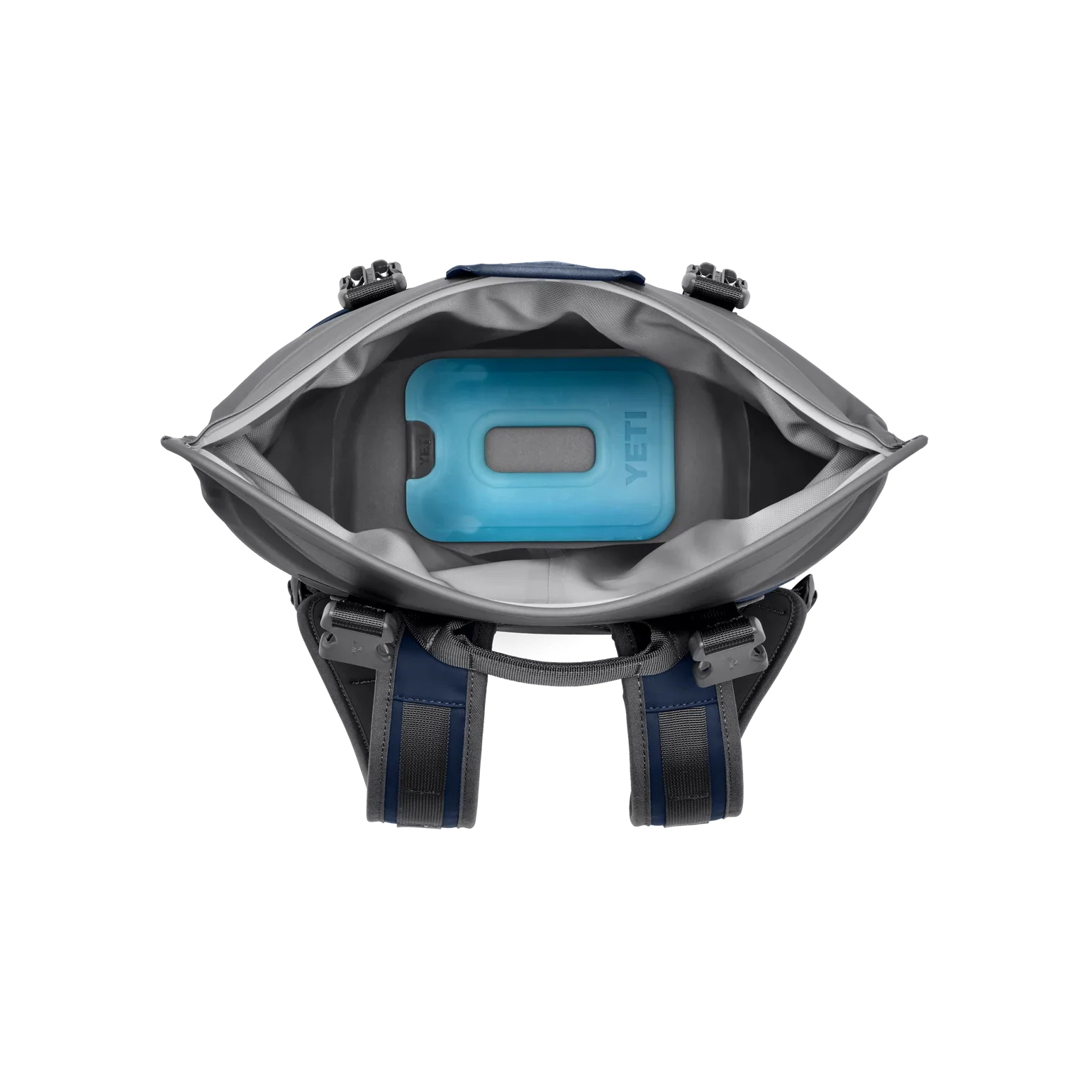 YETI Hopper M12 Backpack Soft Cooler Navy - Image 6